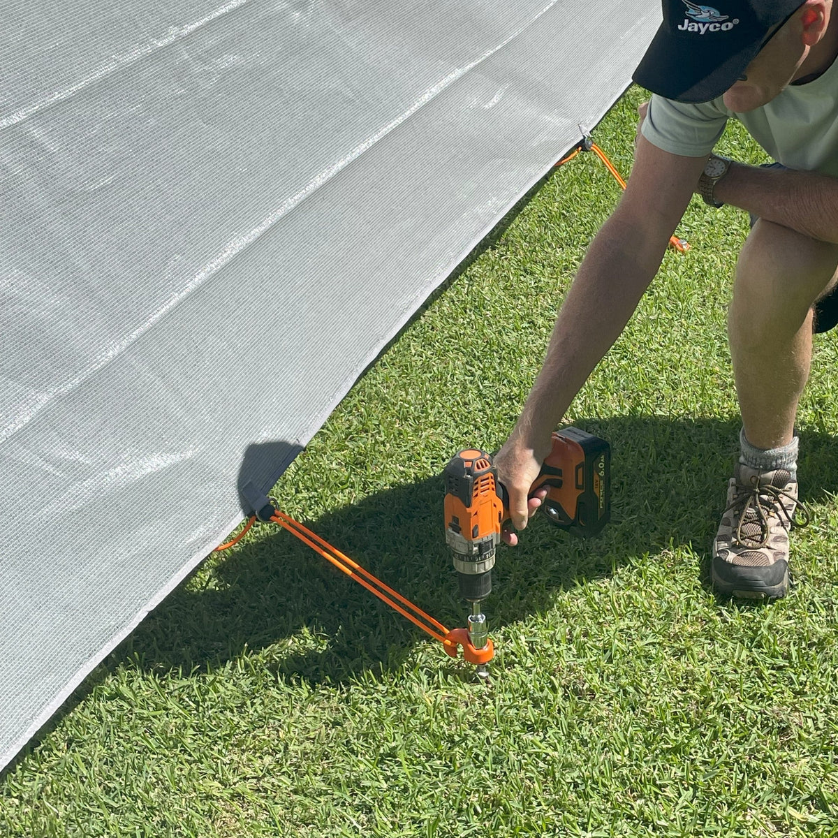 Kangoo 8" Screw in Tent Stakes