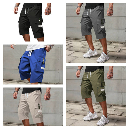 Men's Casual Drawstring Capri Cargo Pants-Buy 2 Get Free Shipping Today!