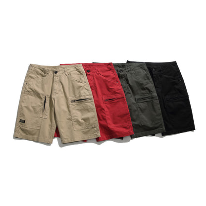 Kangoo Men's Loose Straight Cargo Shorts