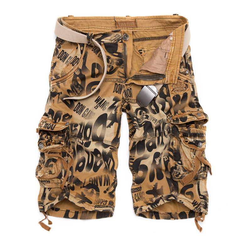 Kanoosport Men's Camouflage Cargo Shorts