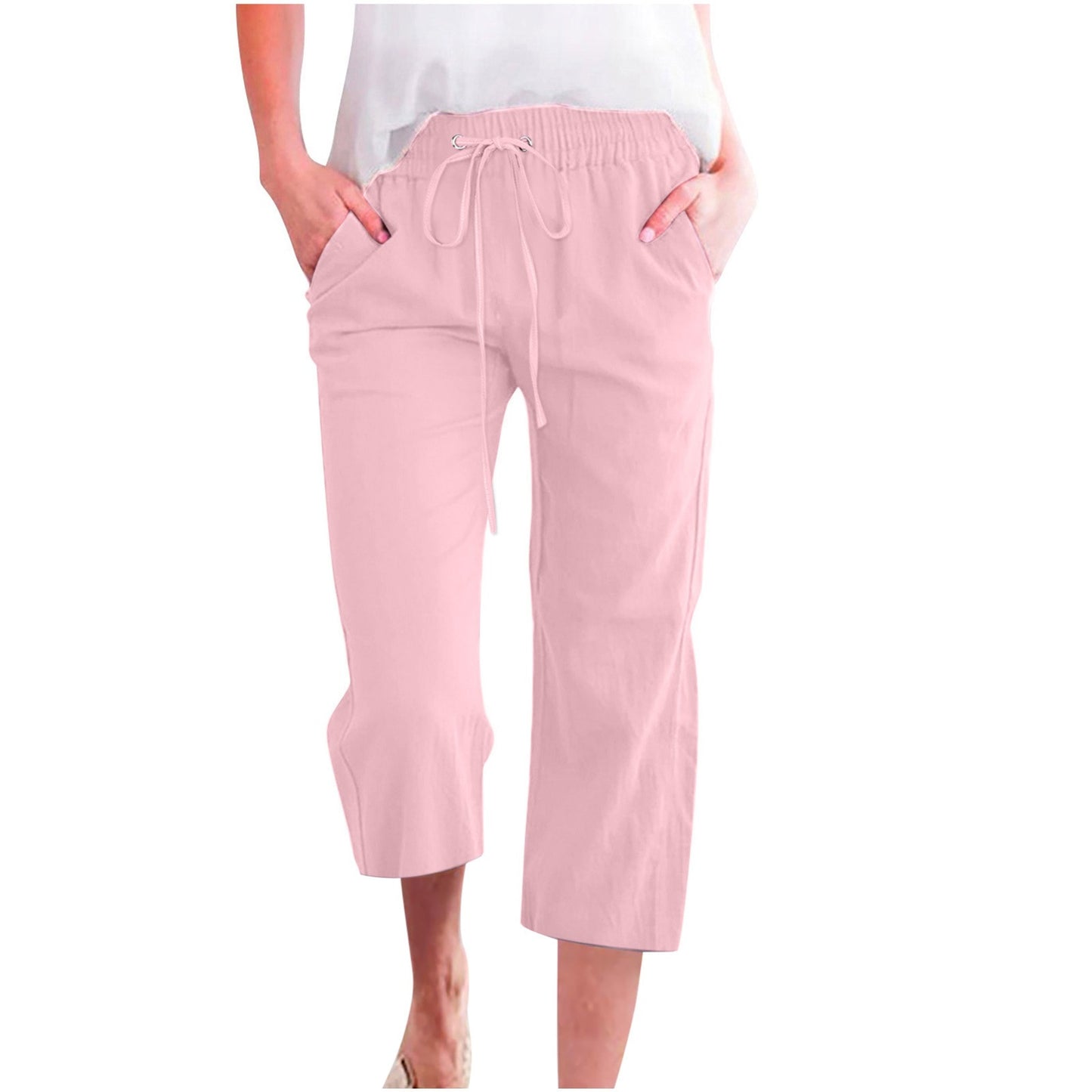 Women's Cotton Cropped Pants