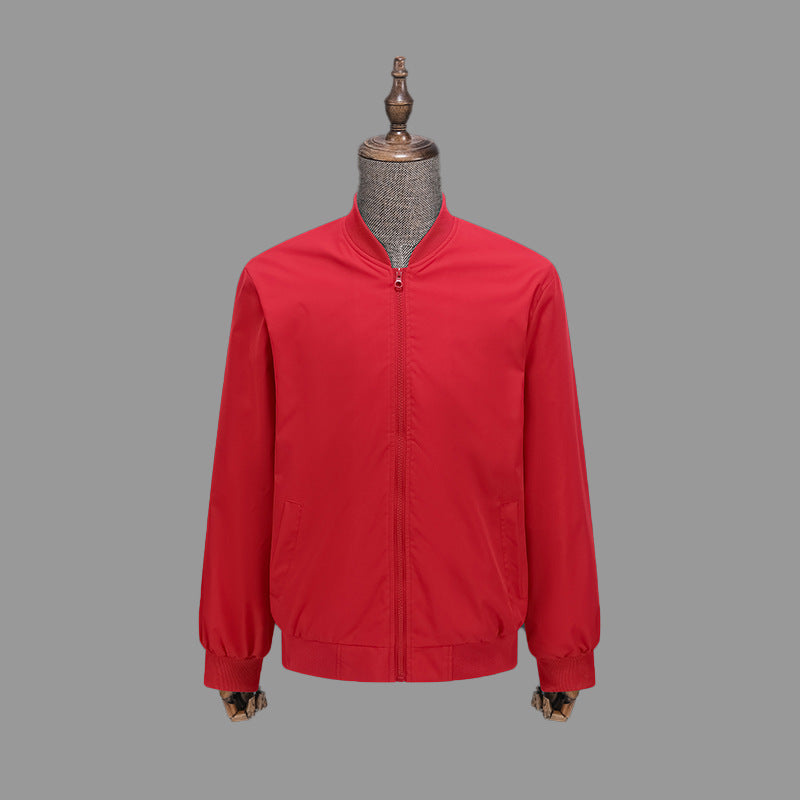 Men's Lightweight Windbreaker Bomber Jacket