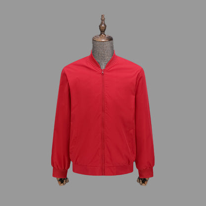 Men's Lightweight Windbreaker Bomber Jacket