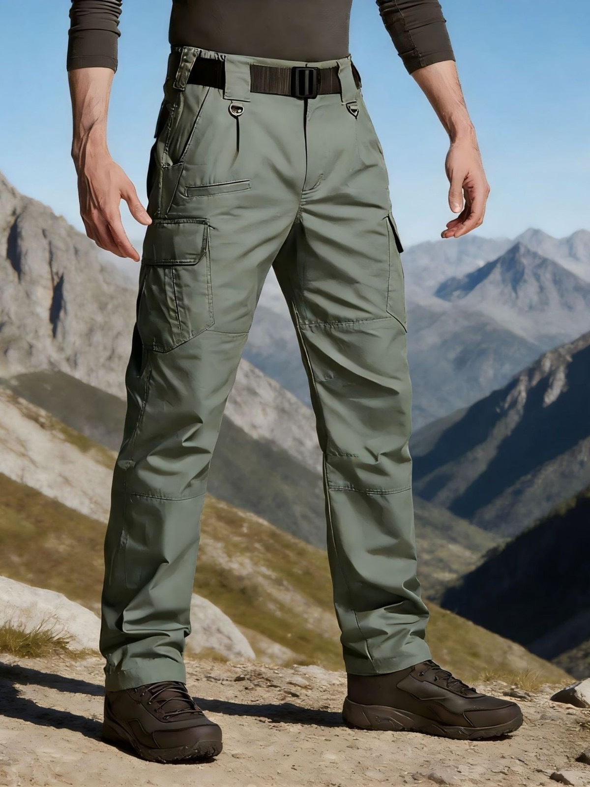 Men's Multi-Pocket Waterproof Outdoor Trousers