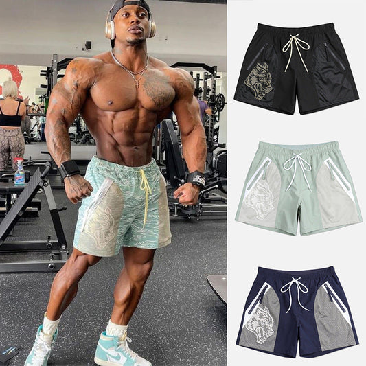 Men's Casual Breathable Running Fitness Training Sports Shorts