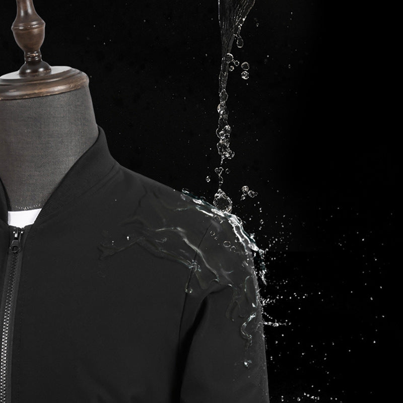 Men's Lightweight Windbreaker Bomber Jacket