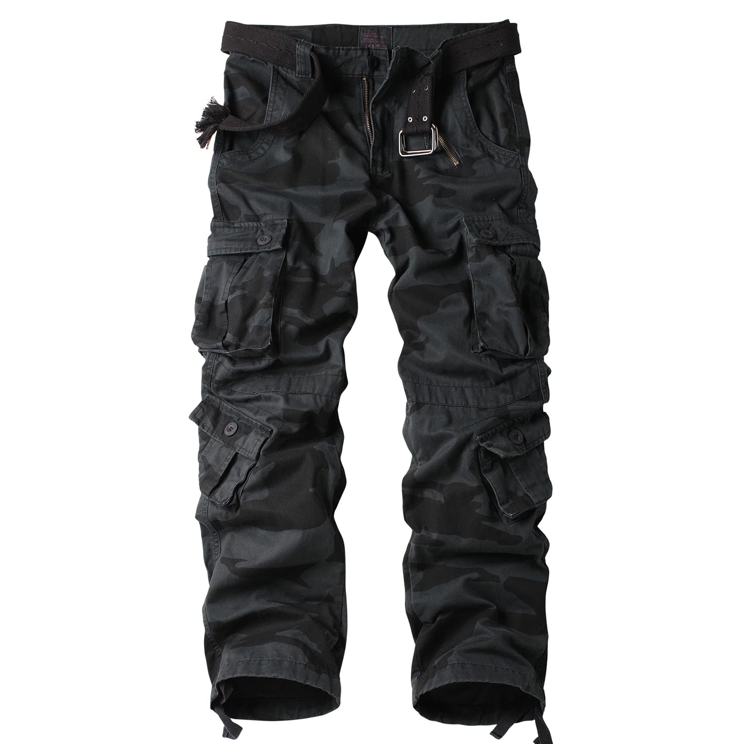 KangooSport Camo Cargo Pants – Tactical, Multi-Pocket Outdoor Essentials