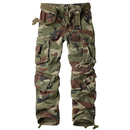 KangooSport Camo Cargo Pants – Tactical, Multi-Pocket Outdoor Essentials