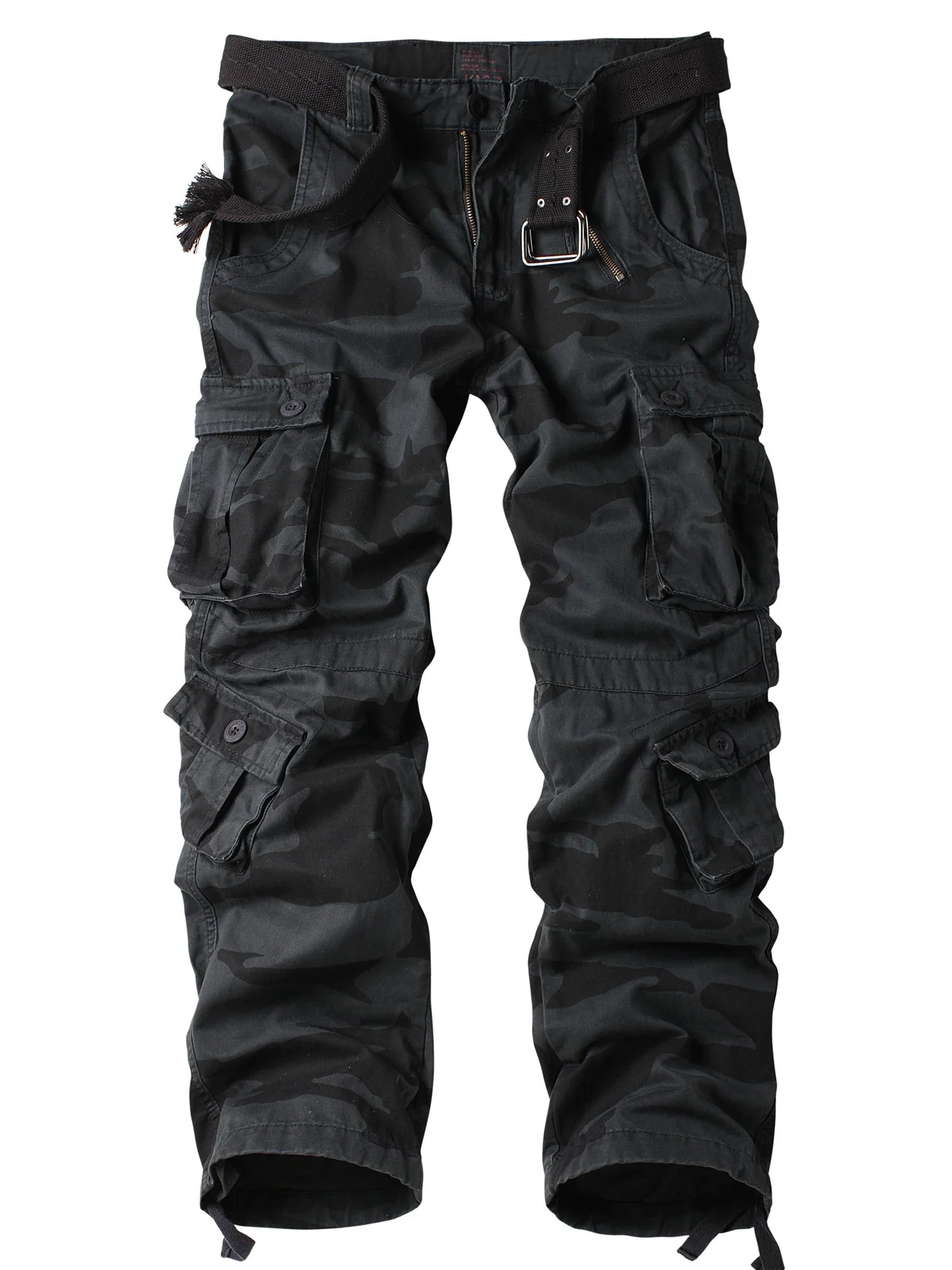 KangooSport Camo Cargo Pants – Tactical, Multi-Pocket Outdoor Essentials