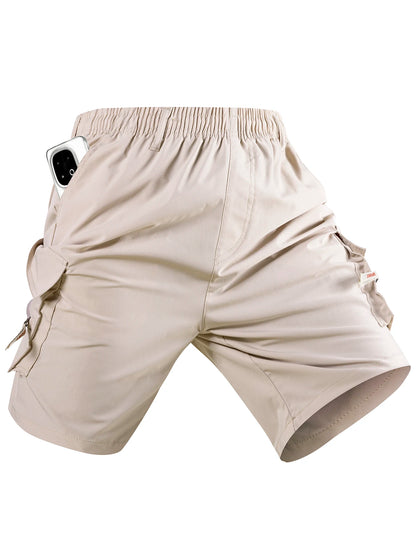 Men's Multi-Pocket Camouflage Cargo Shorts