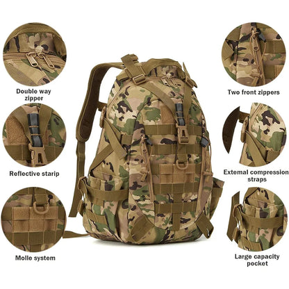 40L Military Tactical Backpacks