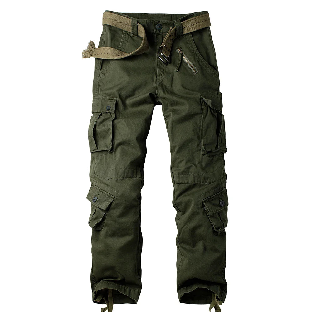 KangooSport Camo Cargo Pants – Tactical, Multi-Pocket Outdoor Essentials