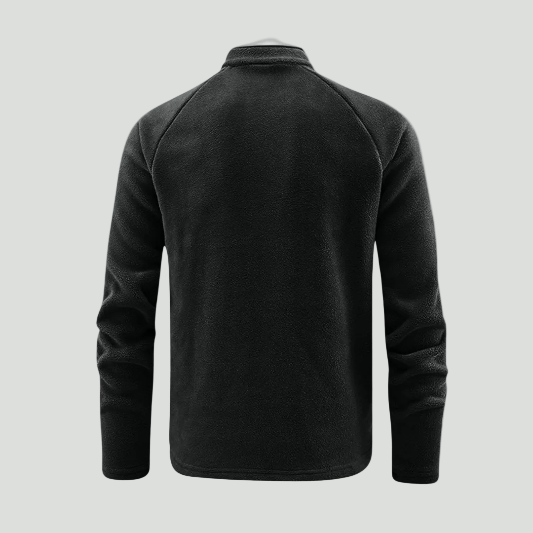 Men's Quarter-Zip Fleece Pullover – Lightweight Outdoor Fleece Sweater for Hiking & Camping