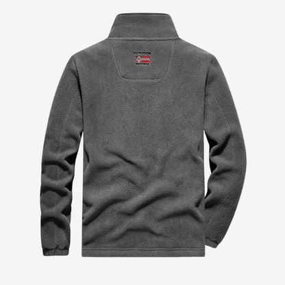 Lightweight Thermal Fleece Jacket – Breathable Mid-Layer for Outdoor Activities