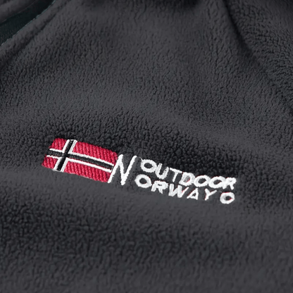 Men's Quarter-Zip Fleece Pullover – Lightweight Outdoor Fleece Sweater for Hiking & Camping