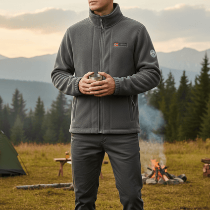 Lightweight Thermal Fleece Jacket – Breathable Mid-Layer for Outdoor Activities