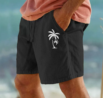 Kangoo | Summer Shorts with Palm Embroidery - Buy 2 Get Free Shipping Today!