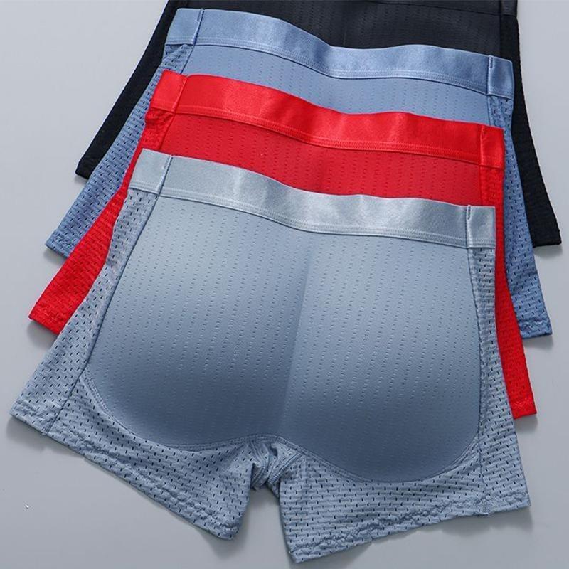 Men's Cooling Breathable Boxer Briefs with Lift Support & Contour Pouch