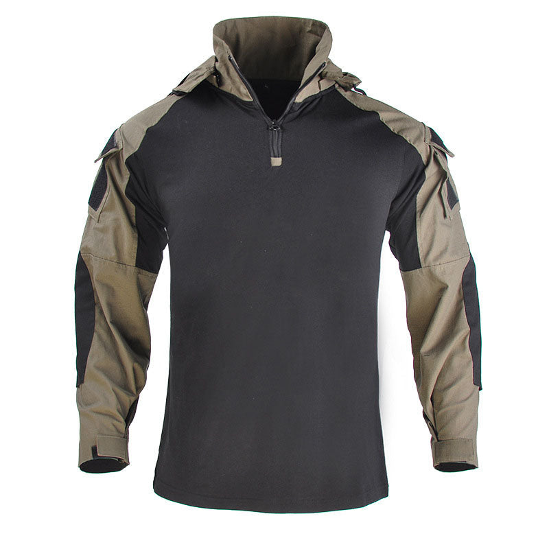 Kangoo Outdoor Cool Hooded Long Sleeve Men's T-shirt