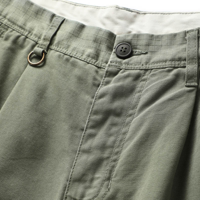 Casual Workwear Style Solid Color Cotton Men's Shorts