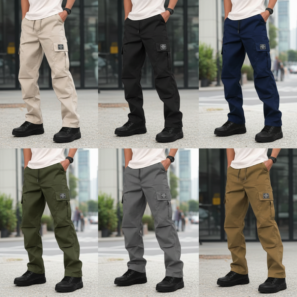 Men's  Multi-Pocket Utility Cargo Pants-Buy 2 Get Free Shipping!