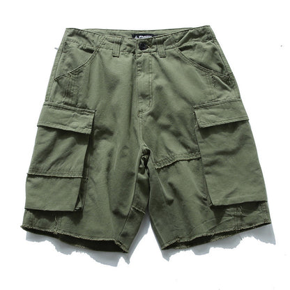 Men's Cotton Elastic Waist Fashion Shorts