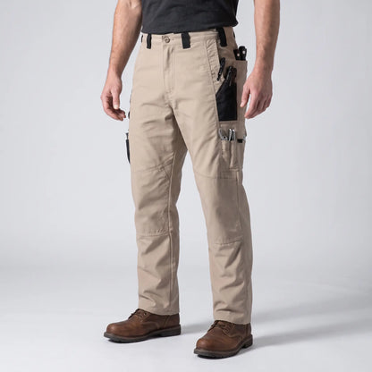Kangoo Men's Multi-Pocket Utility Cargo Pants – Rugged Workwear Outdoor Everyday Trousers