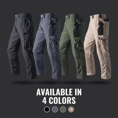 Kangoo Men's Multi-Pocket Utility Cargo Pants – Rugged Workwear Outdoor Everyday Trousers