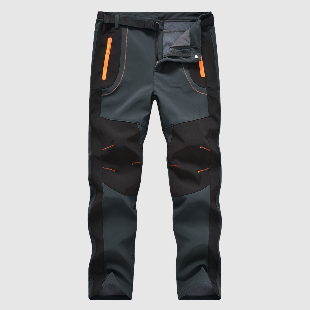 Men's Outdoor Snow Ski Water Resistant Fleece Lined Pants