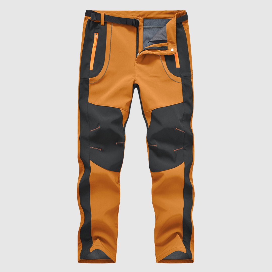 Men's Outdoor Snow Ski Water Resistant Fleece Lined Pants