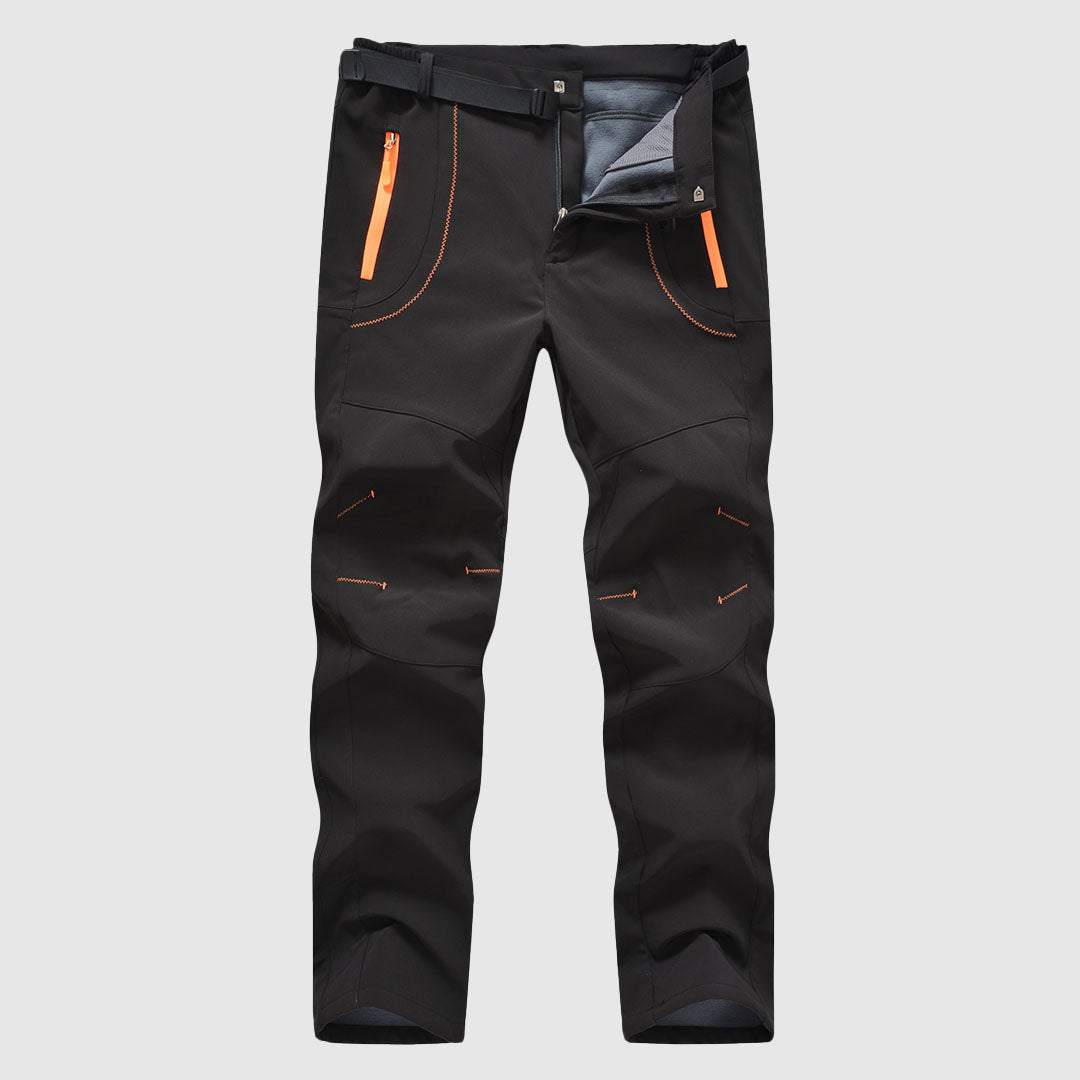 Men's Outdoor Snow Ski Water Resistant Fleece Lined Pants