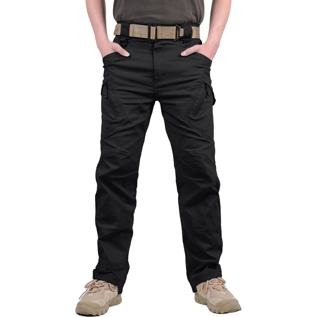 Men's Tactical Cargo Pants Lightweight Stretch Cotton 9 Pockets Outdoor