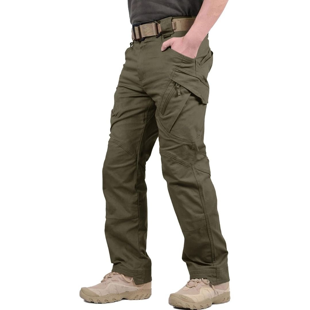 Men's Tactical Cargo Pants Lightweight Stretch Cotton 9 Pockets Outdoor