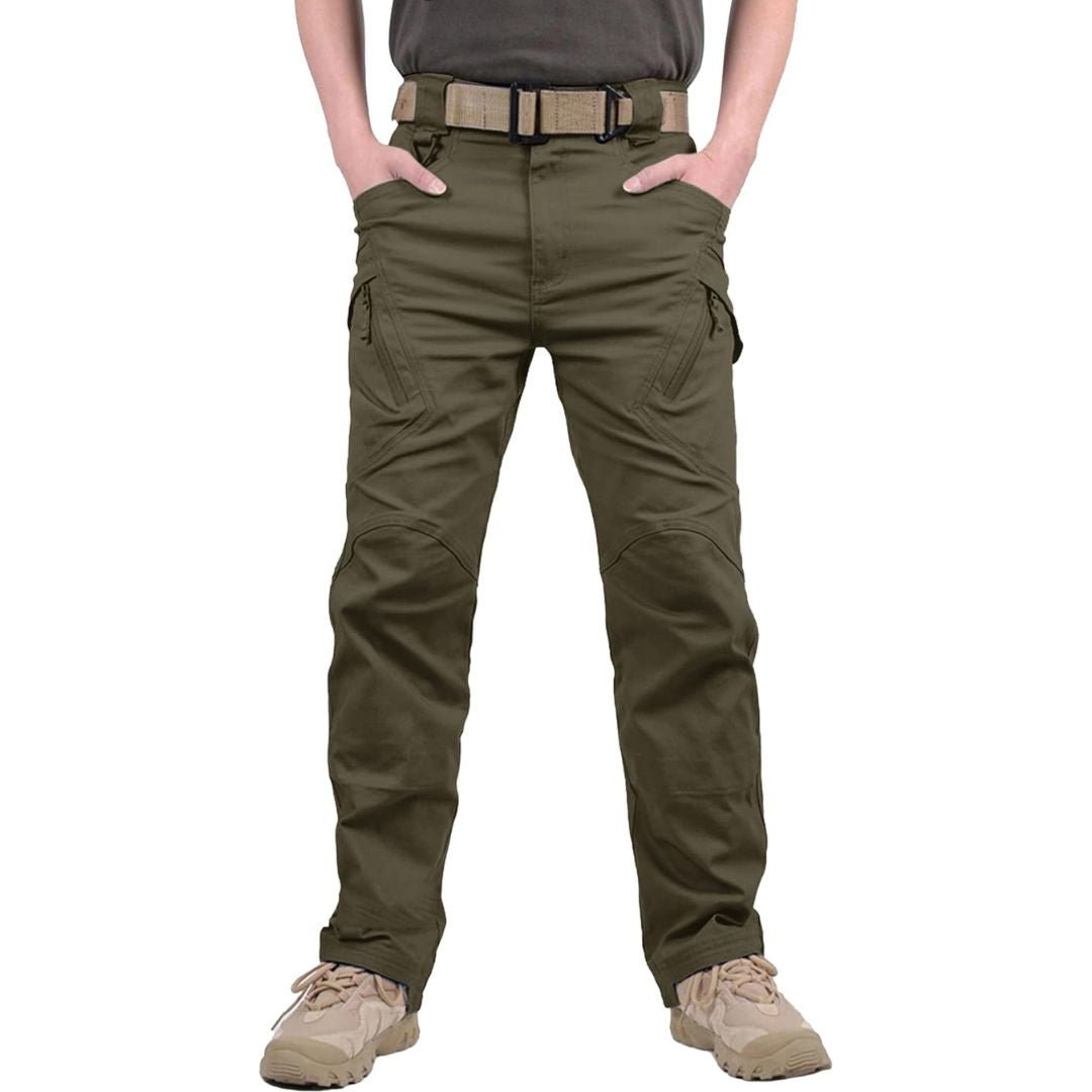 Men's Tactical Cargo Pants Lightweight Stretch Cotton 9 Pockets Outdoor