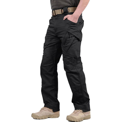 Men's Tactical Cargo Pants Lightweight Stretch Cotton 9 Pockets Outdoor