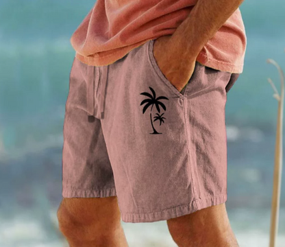 Kangoo | Summer Shorts with Palm Embroidery - Buy 2 Get Free Shipping Today!