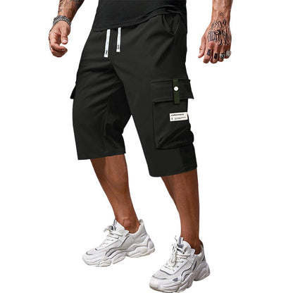 Men's Casual Drawstring Capri Cargo Pants-Buy 2 Get Free Shipping Today!