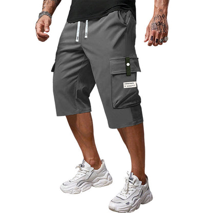 Men's Casual Drawstring Capri Cargo Pants-Buy 2 Get Free Shipping Today!