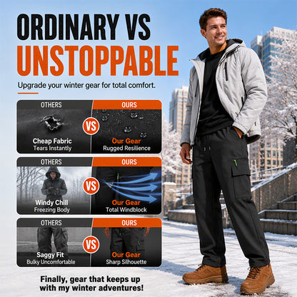 Kangoo Men’s Windproof Thermal Outdoor Pants