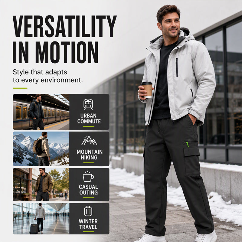 Kangoo Men’s Windproof Thermal Outdoor Pants