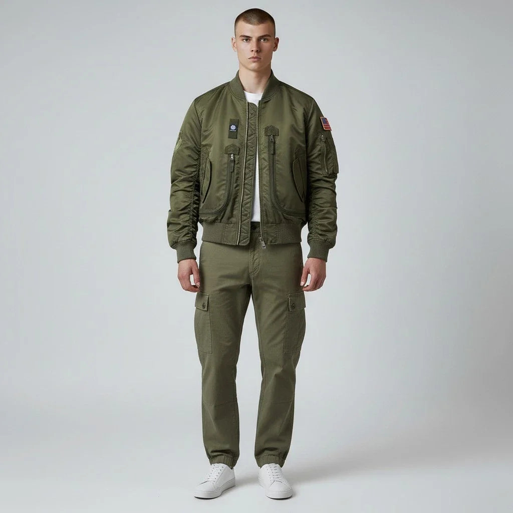 Men's Vintage Air Force Tactical Flight Jacket