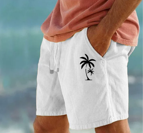 Kangoo | Summer Shorts with Palm Embroidery - Buy 2 Get Free Shipping Today!